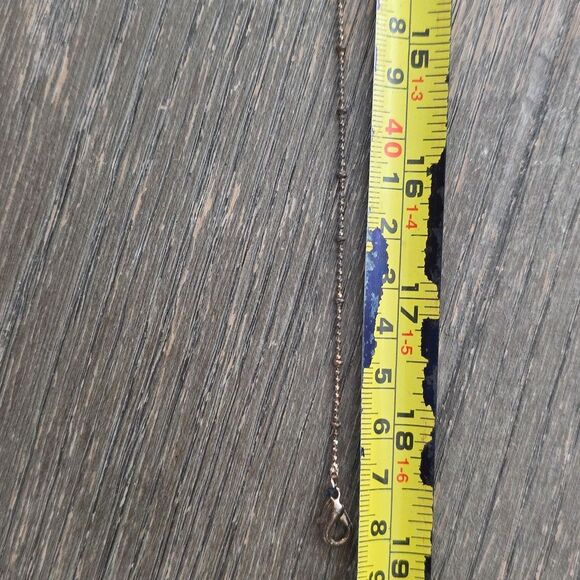 Betsey Johnson Black Cat Pendant Antique Gold Tone Necklace Rhinestone Rare 19' - Picture 11 of 12